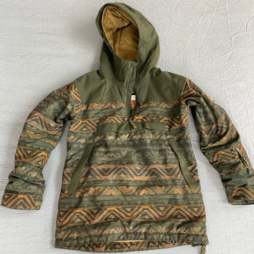 Burton kids pullover ski jacket